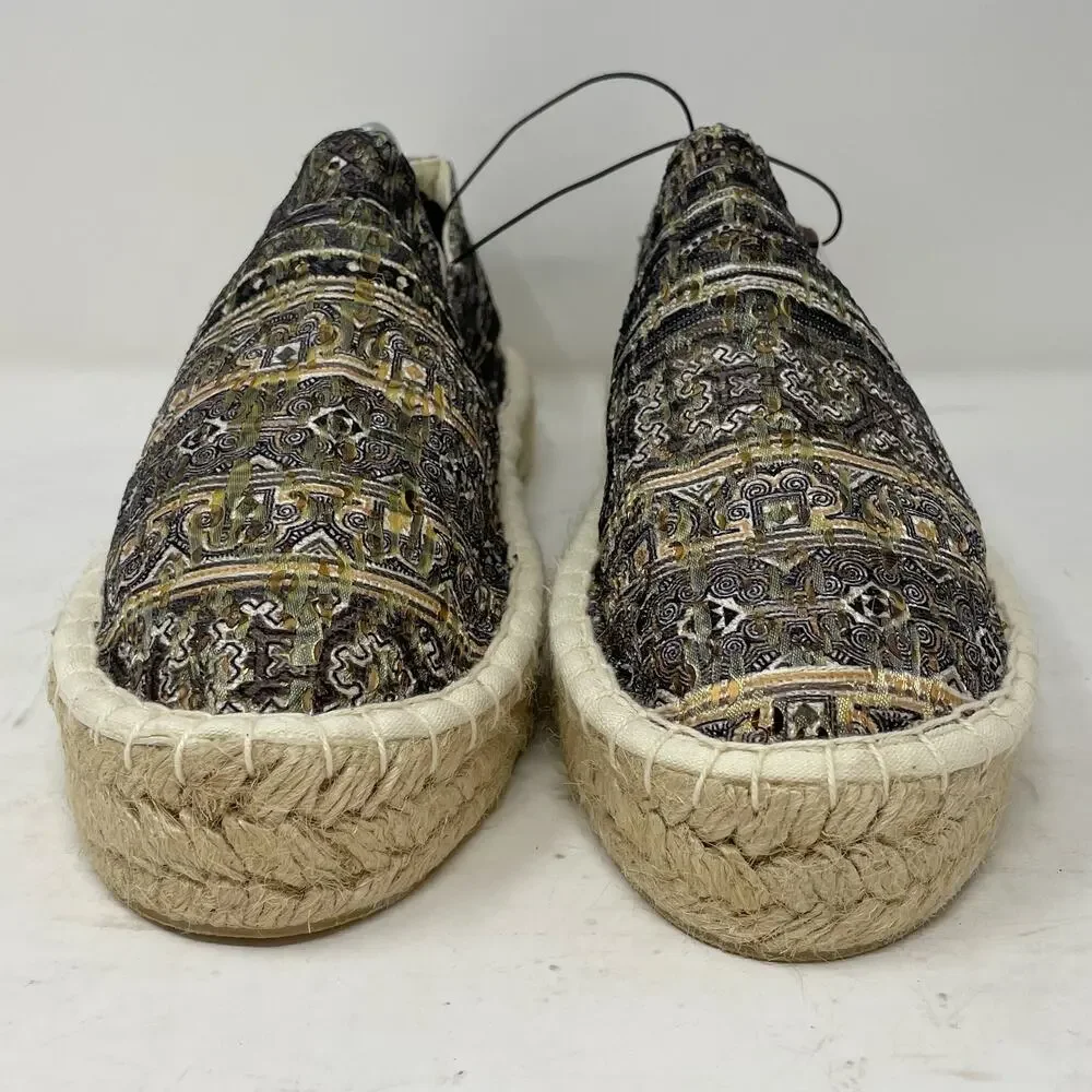 NEW Mukluks Birte Espadrille Flats Sequins Womens Size 7